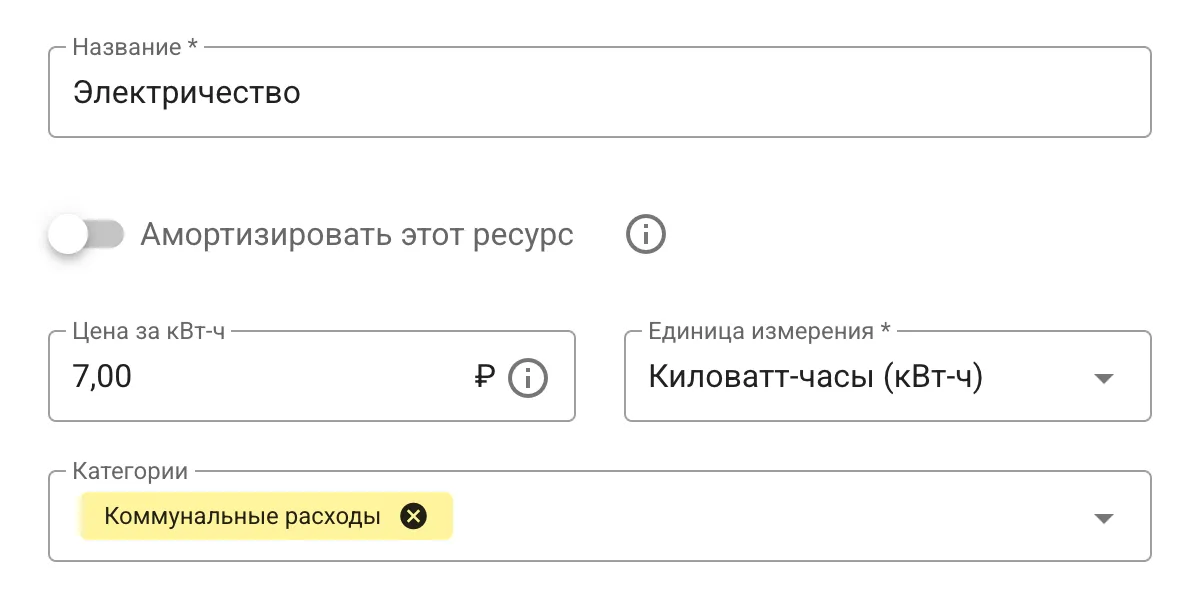 Коммунальные расходы